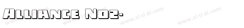 Alliance No2字体转换